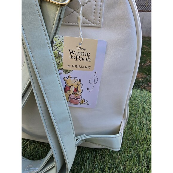 Disney Winnie the Pooh Faux Leather Backpack 13.5"x10" Primark Soft New With Tag - Picture 9 of 15